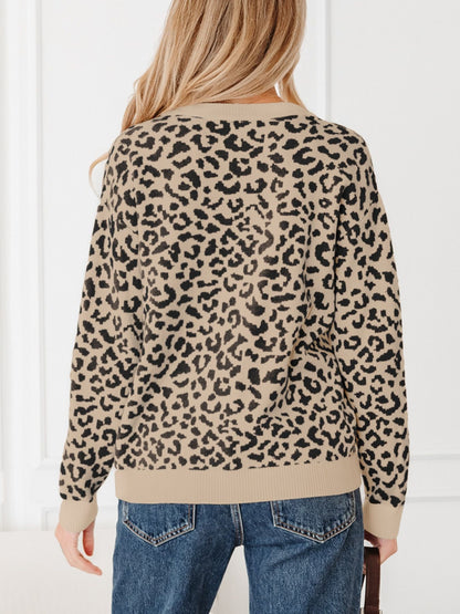 Wild & Cozy Chunky Knit Cardi