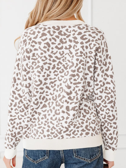 Wild & Cozy Chunky Knit Cardi