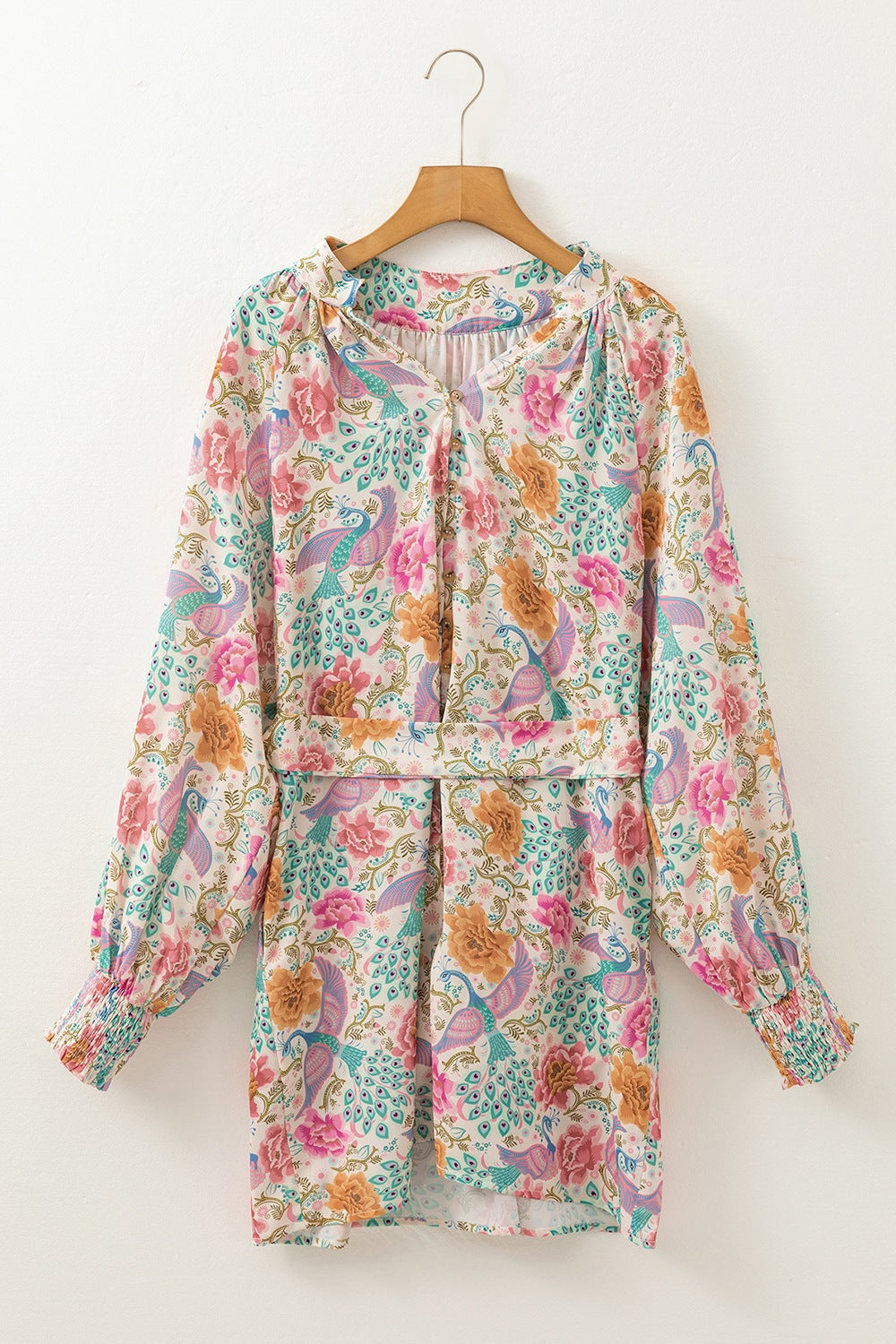 Floral Peacock Dream Dress