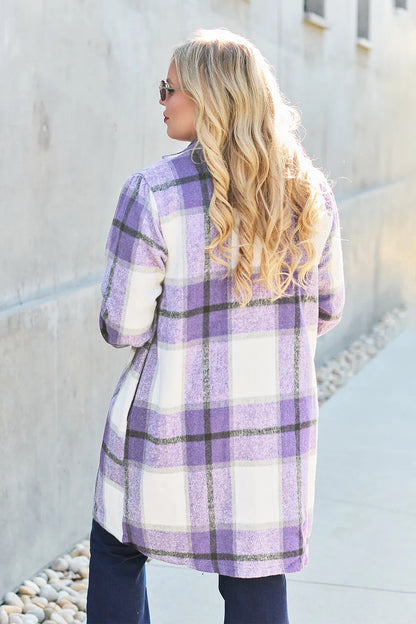 Classic Checkmate Lapel Coat