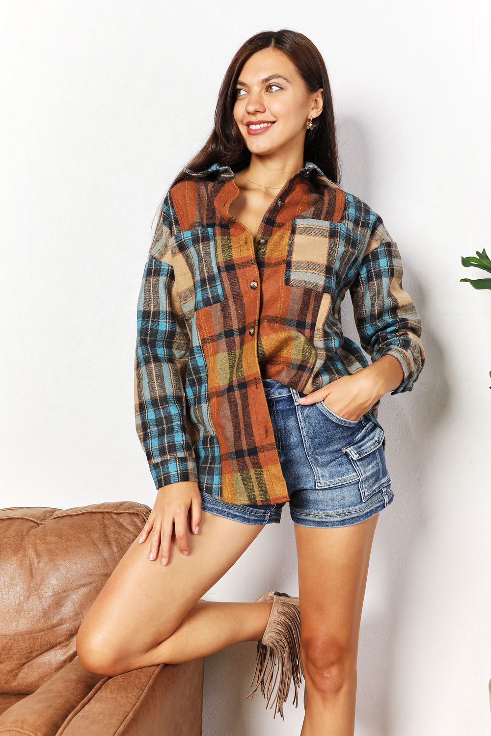 Rustic Harmony Plaid Shacket