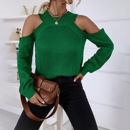 Willow Cold-Shoulder Sweater