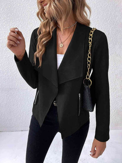 Cascade Chic Collared Jacket