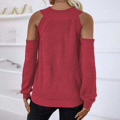 Willow Cold-Shoulder Sweater