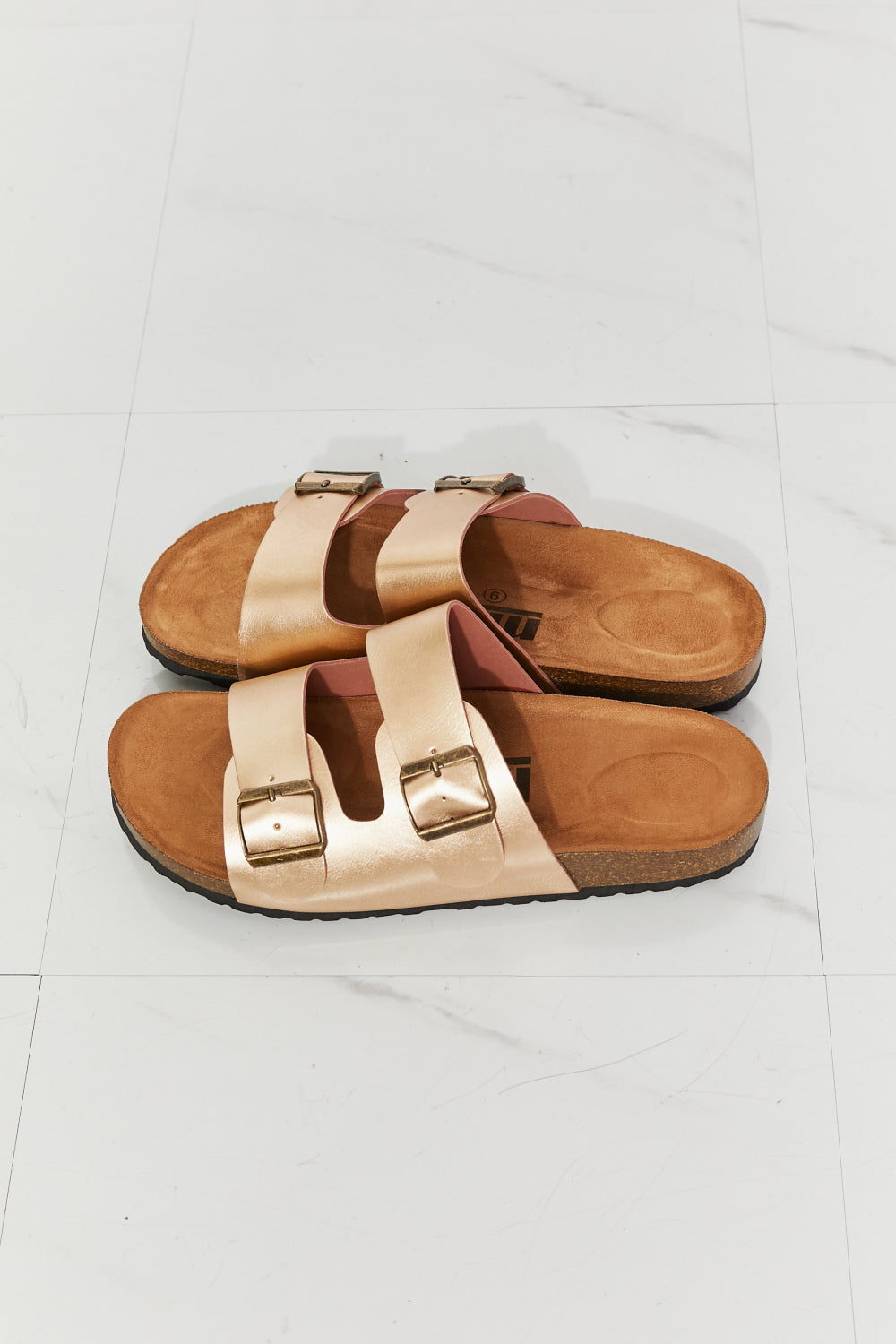 Gold Double-Banded Sandal