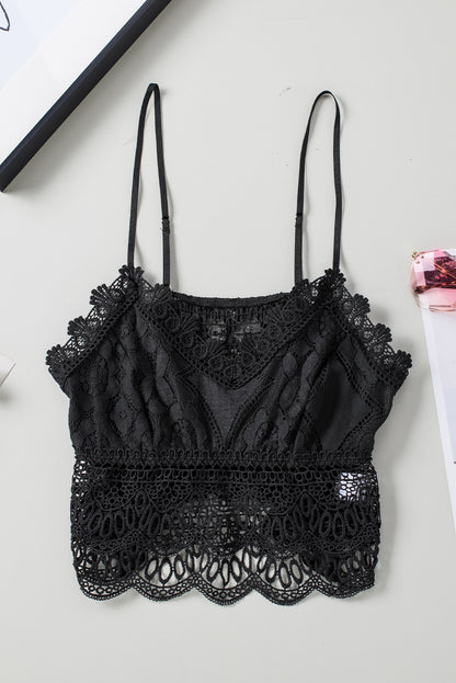 Sweet Scallops Lace Cami