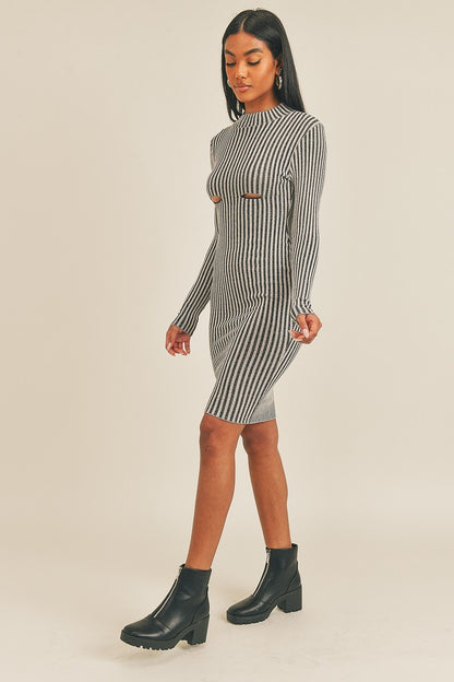 Peekaboo Perfection Stripe Dress