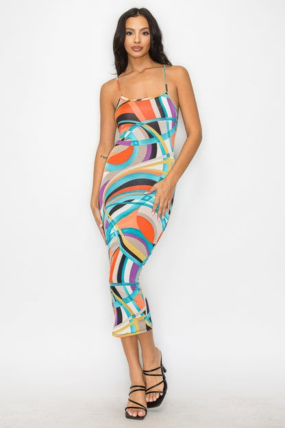 Painted Dreams Midi Dress