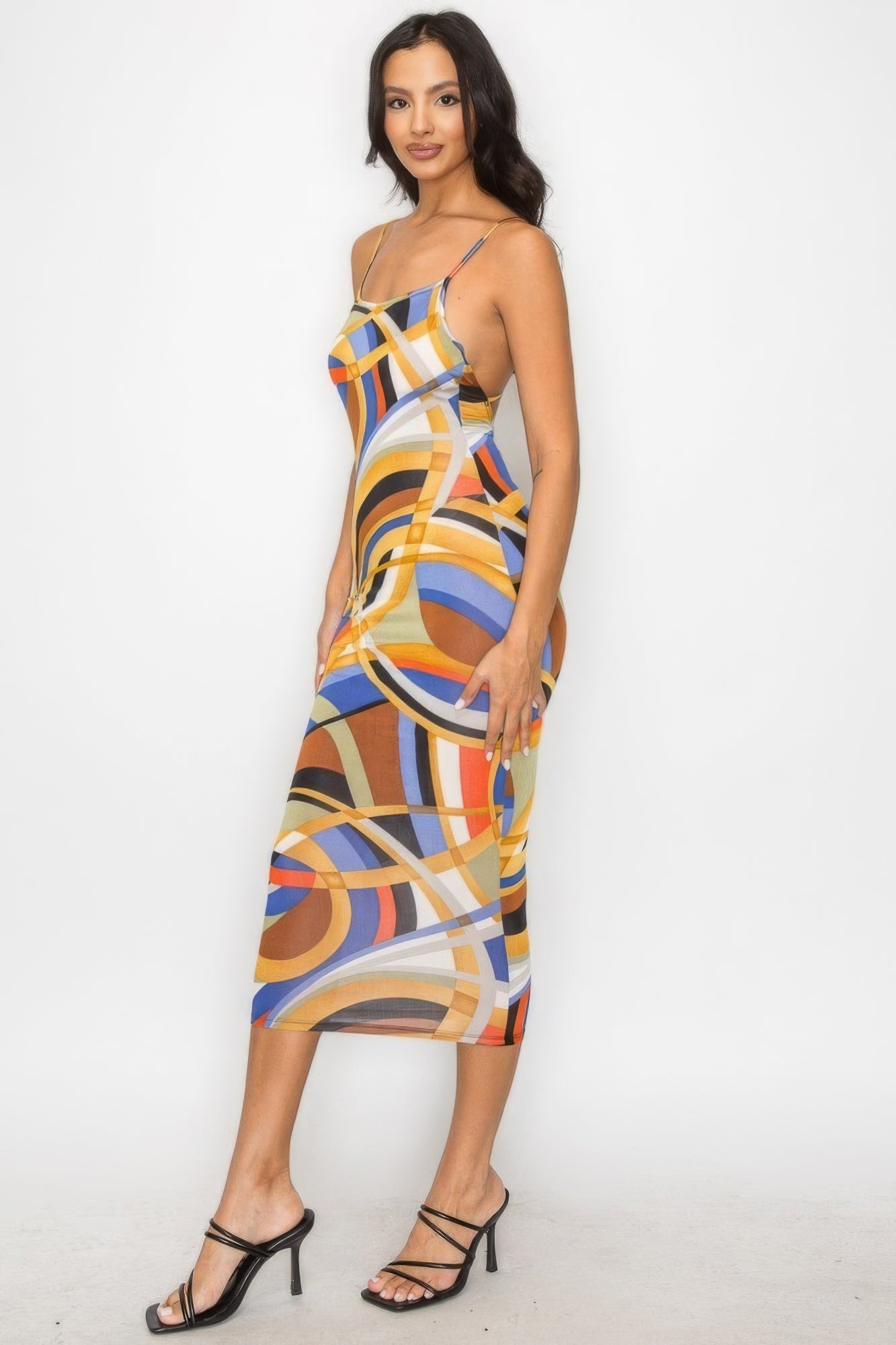 Painted Dreams Midi Dress