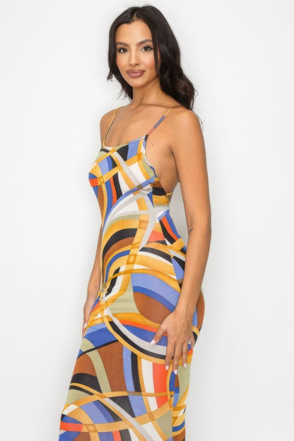 Painted Dreams Midi Dress