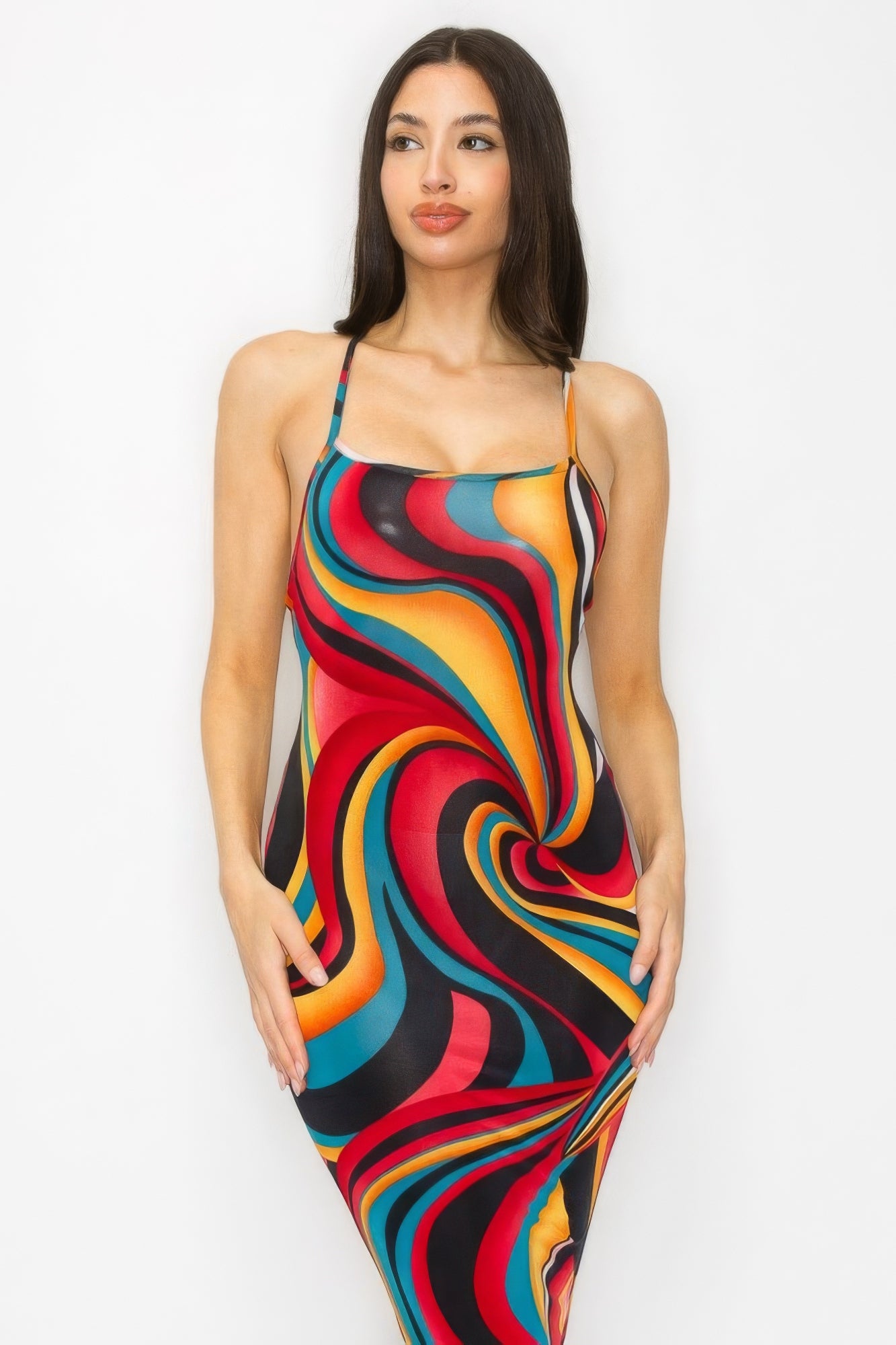 Painted Dreams Midi Dress