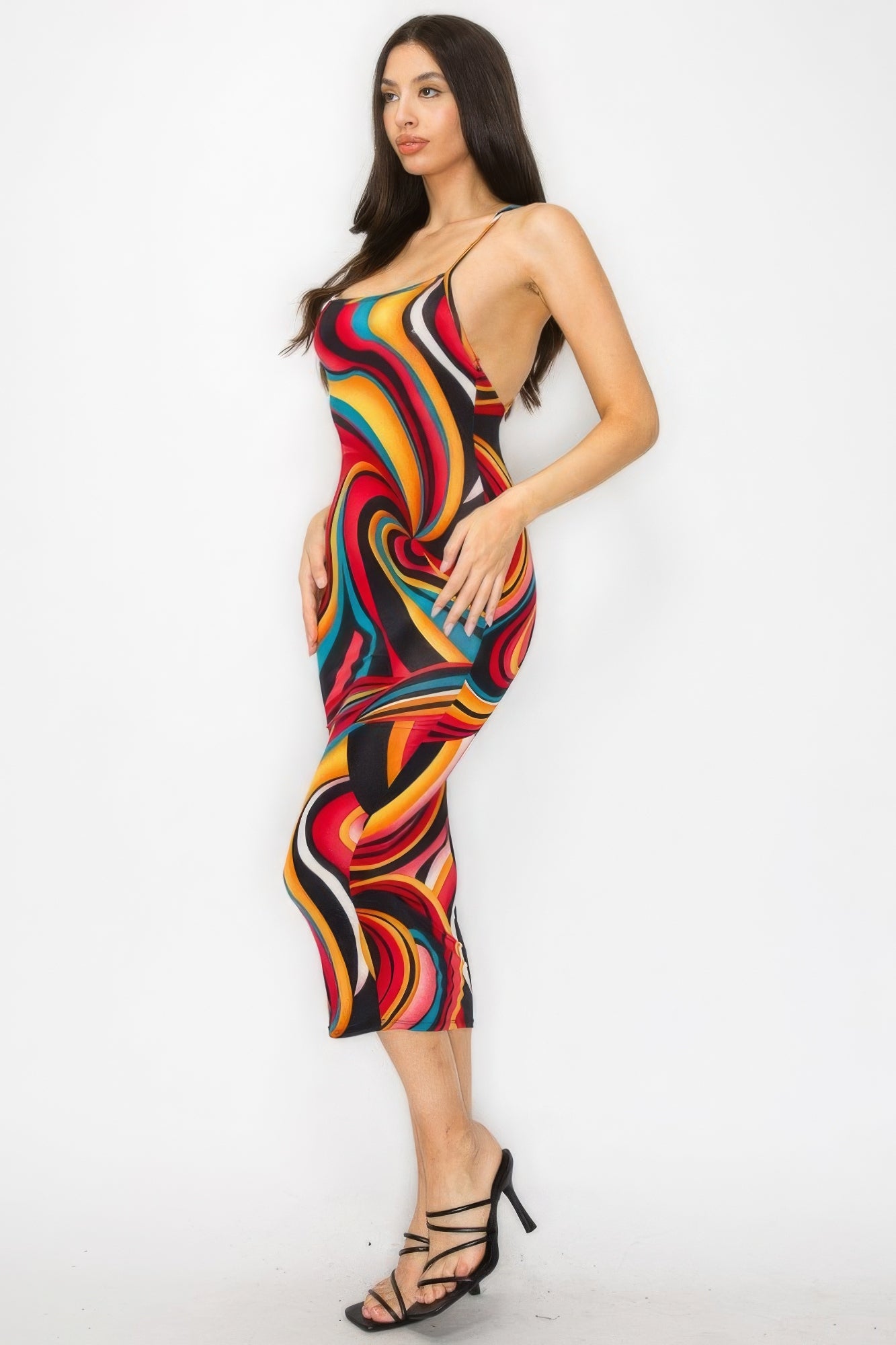 Painted Dreams Midi Dress