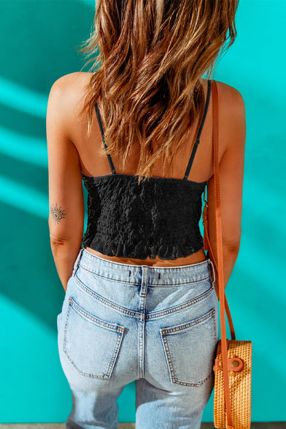 Sweet Scallops Lace Cami