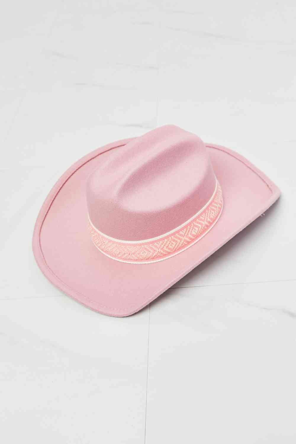 Blush Bronco Cowboy Hat