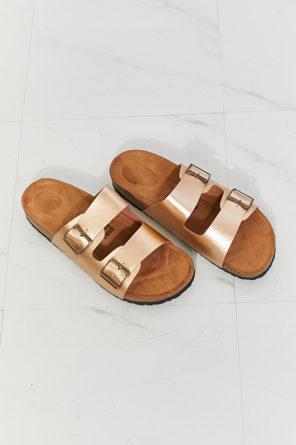 Gold Double-Banded Sandal
